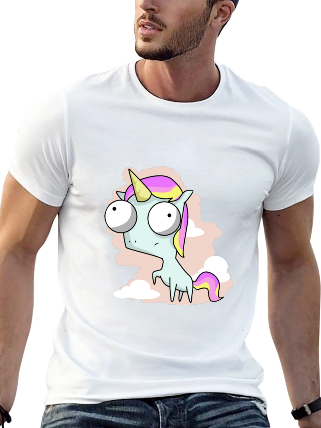 Funny Unicorn T-Shirt - Cartoon Style