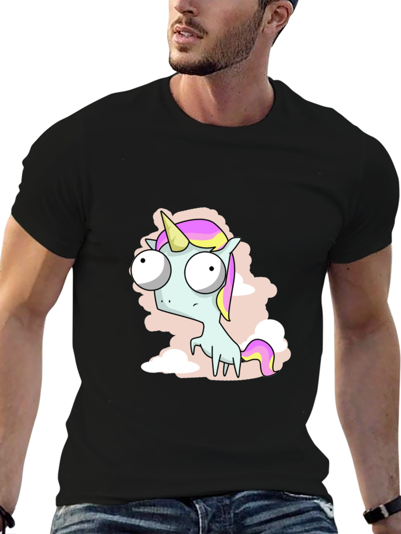 Funny Unicorn T-Shirt - Cartoon Style