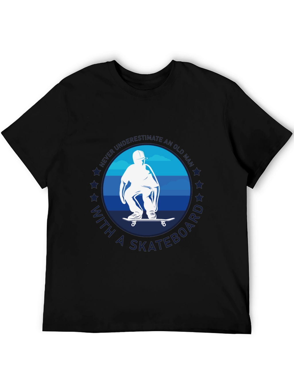 Old Man Skateboard T-Shirt