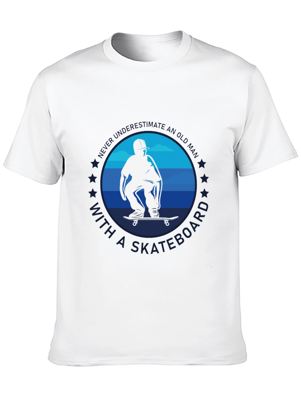 Old Man Skateboard T-Shirt