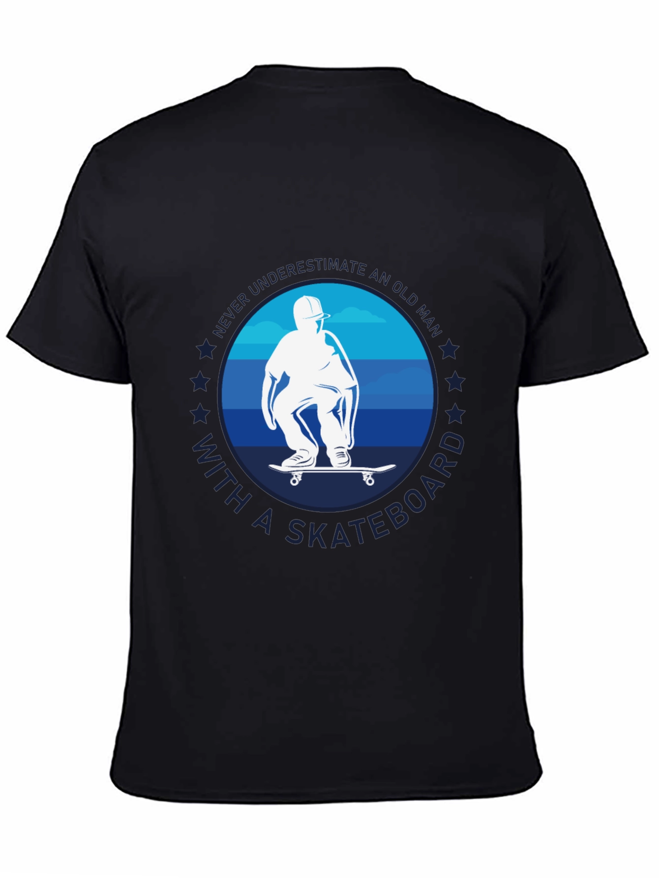 Old Man Skateboard T-Shirt