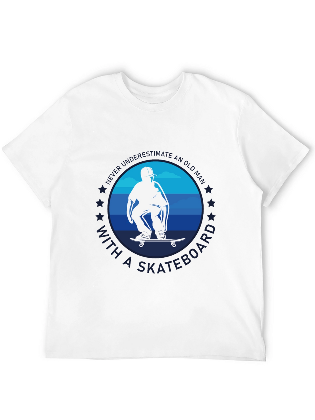 Old Man Skateboard T-Shirt