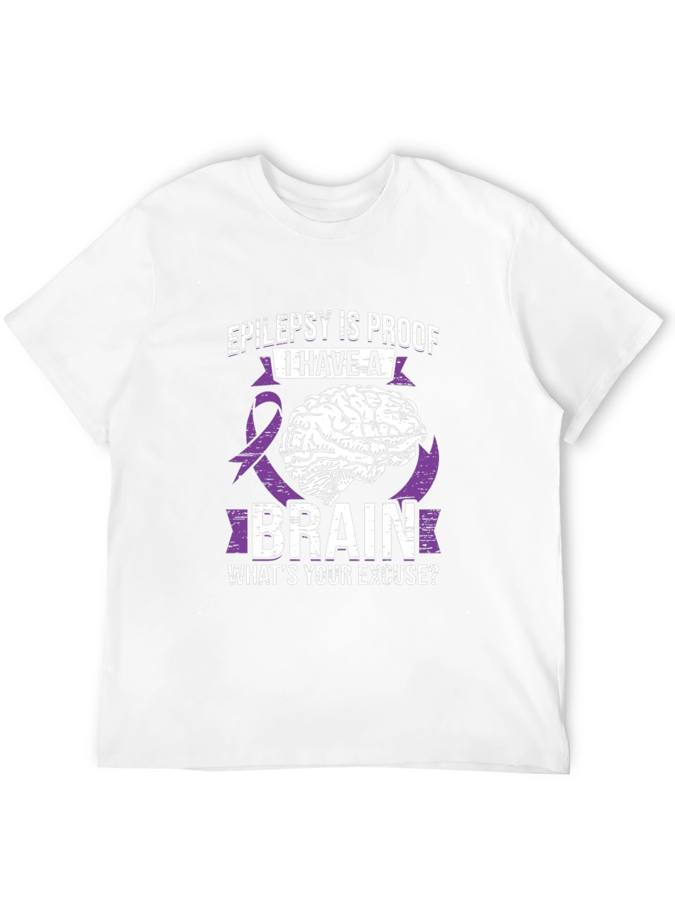 Epilepsy Brain T-Shirt: Whats Your Excuse?