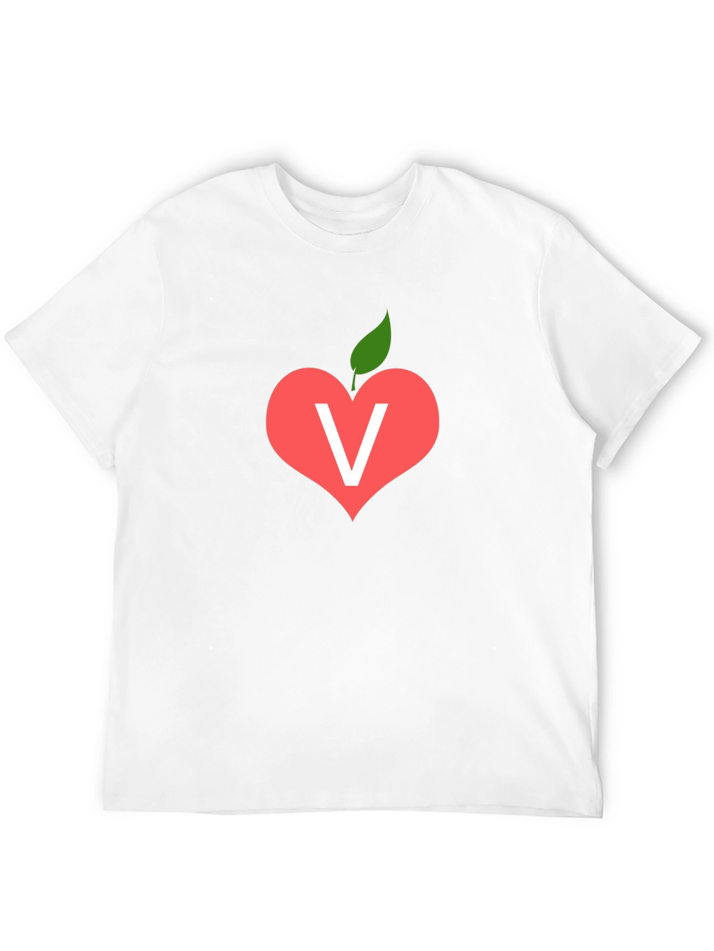 Vegan Heart T-Shirt - Love Veggies!