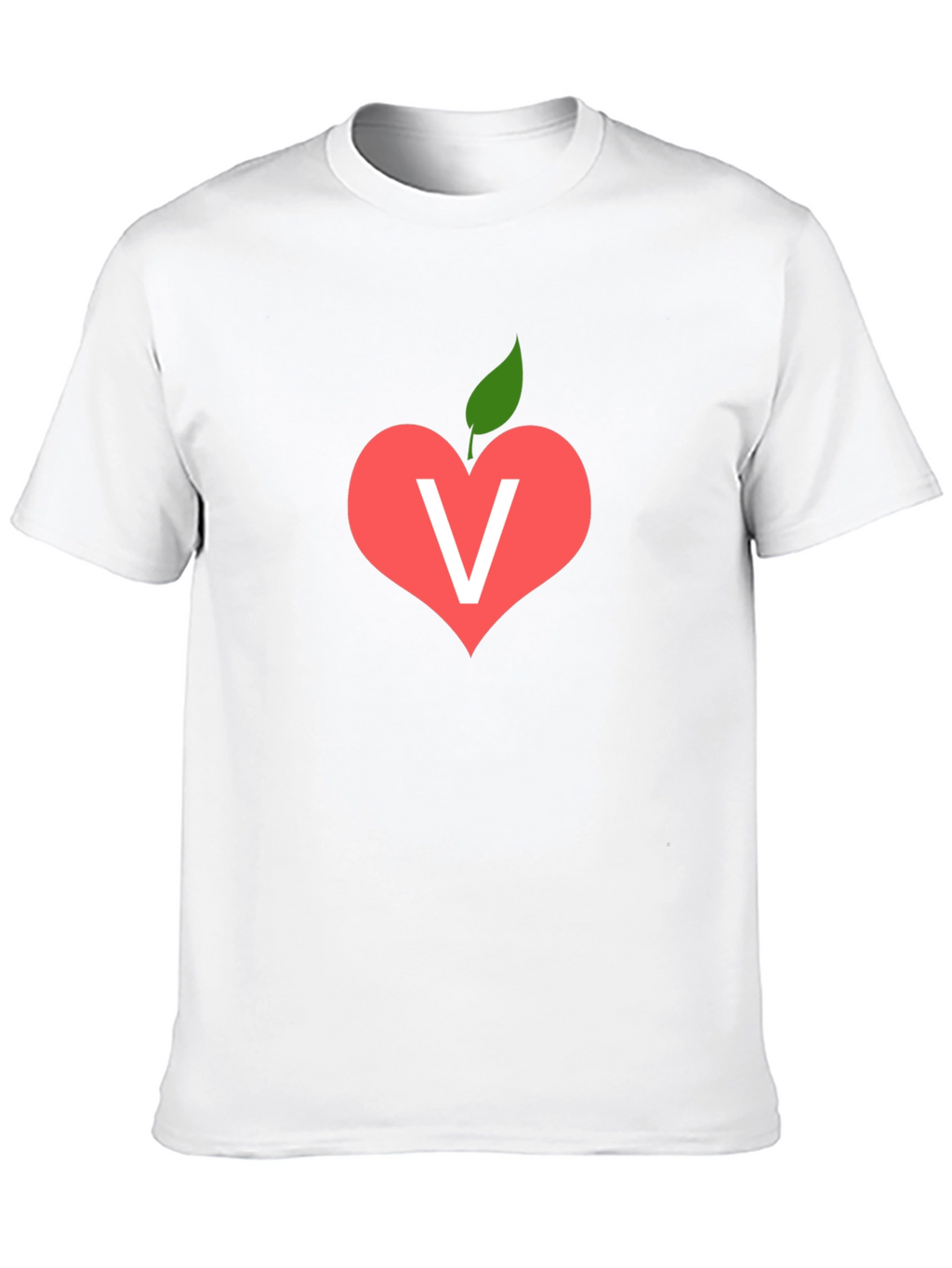 Vegan Heart T-Shirt - Love Veggies!