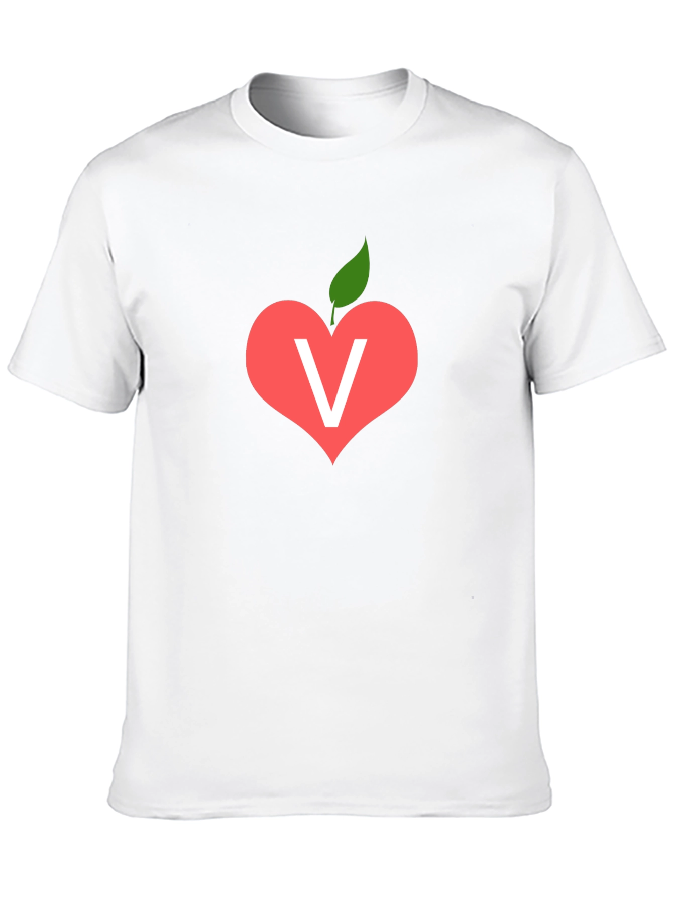 Vegan Heart T-Shirt - Love Veggies!
