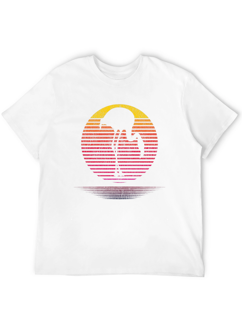 Retro Flamingo Sunset T-Shirt