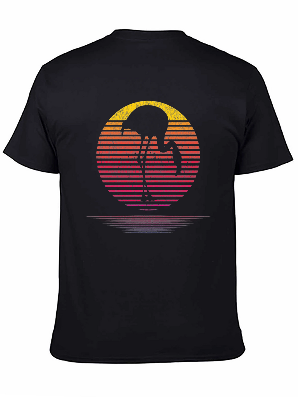 Retro Flamingo Sunset T-Shirt