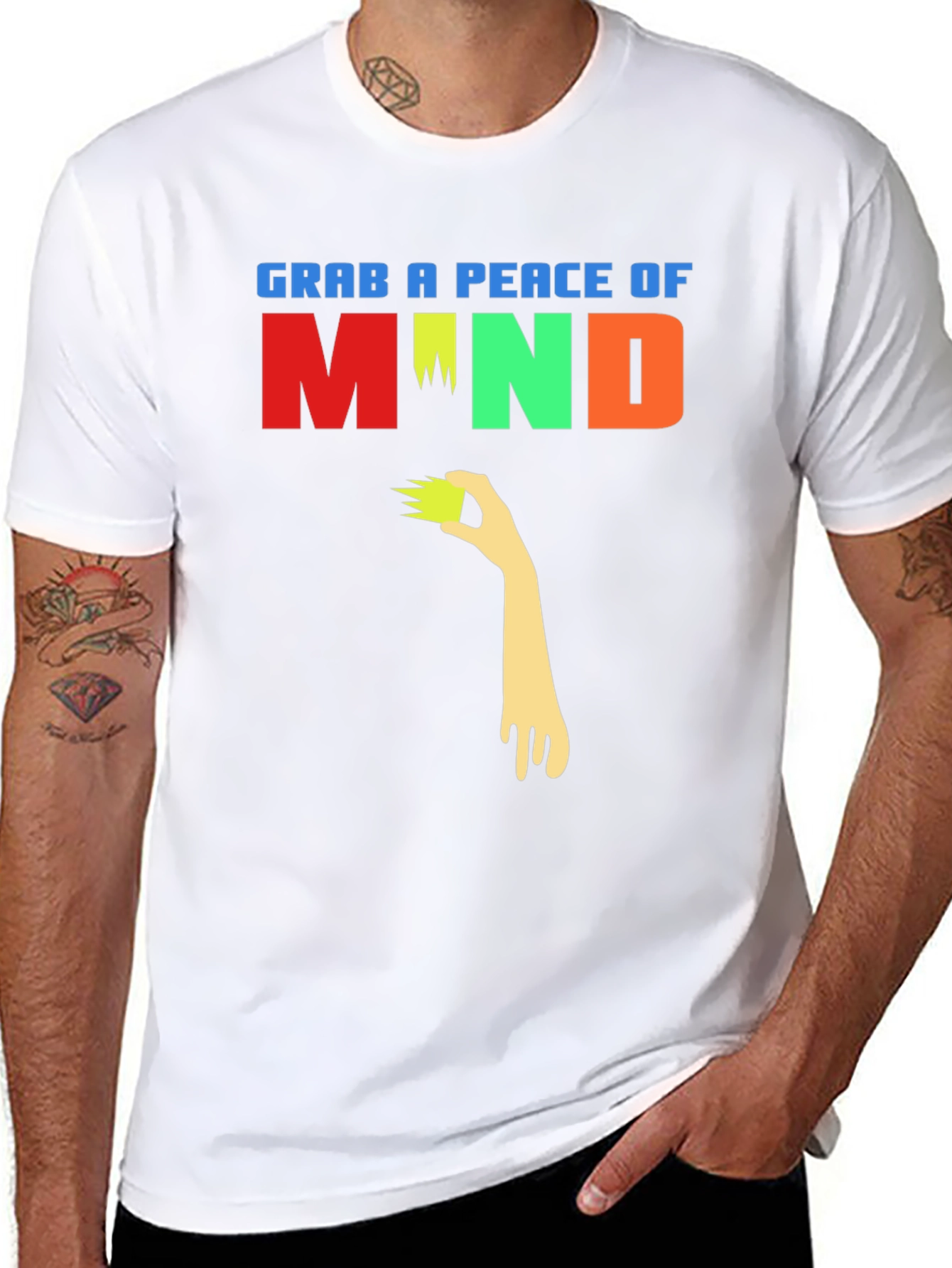 Grab A Peace Of Mind Graphic T-Shirt