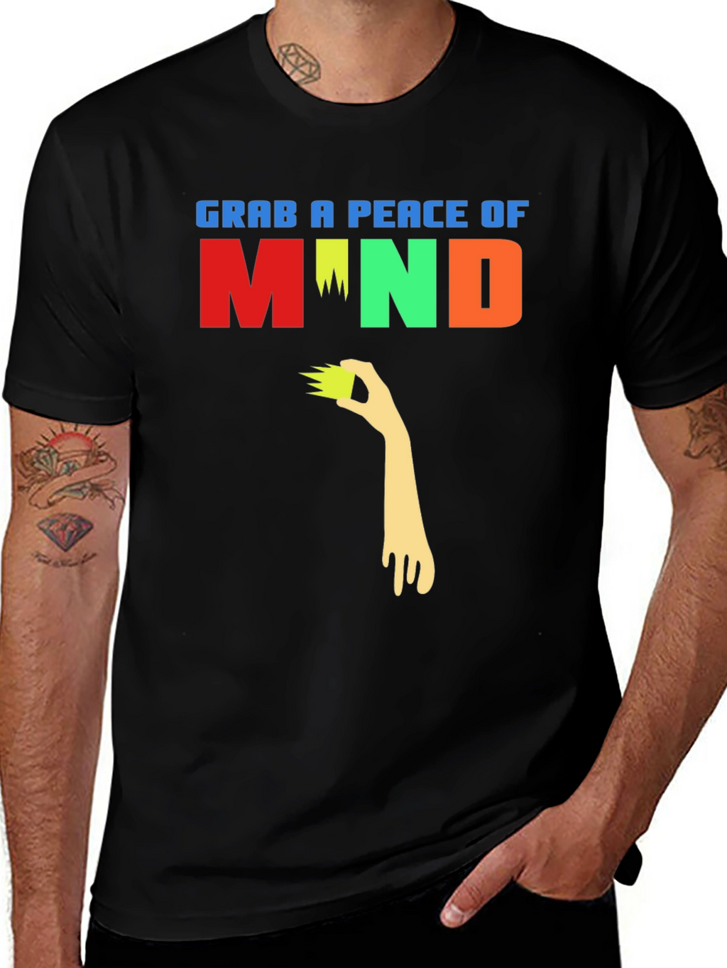 Grab A Peace Of Mind Graphic T-Shirt