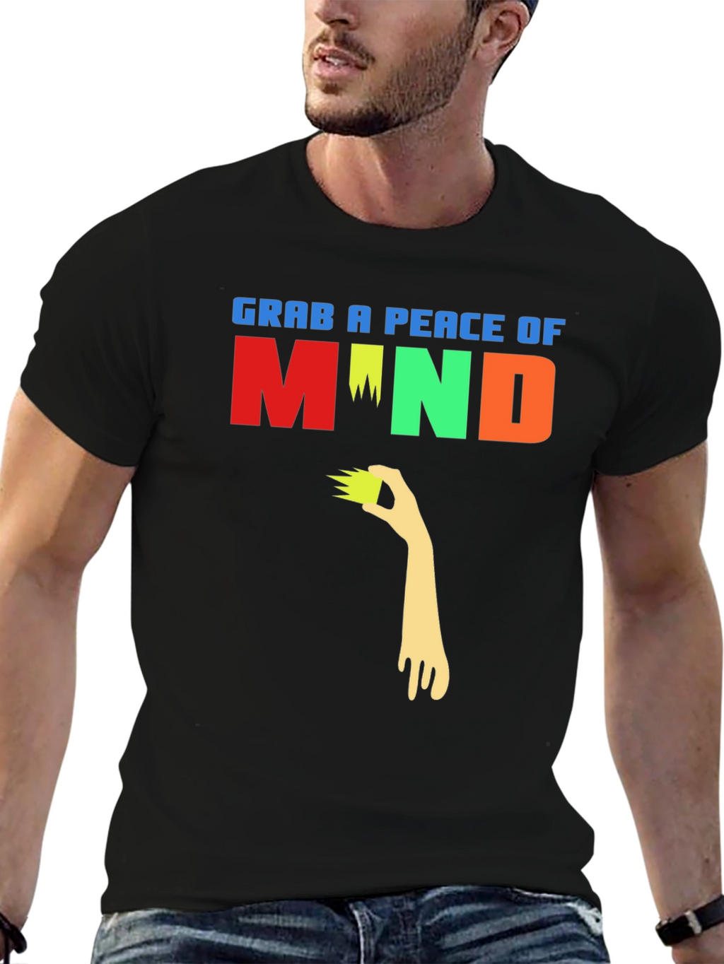 Grab A Peace Of Mind Graphic T-Shirt