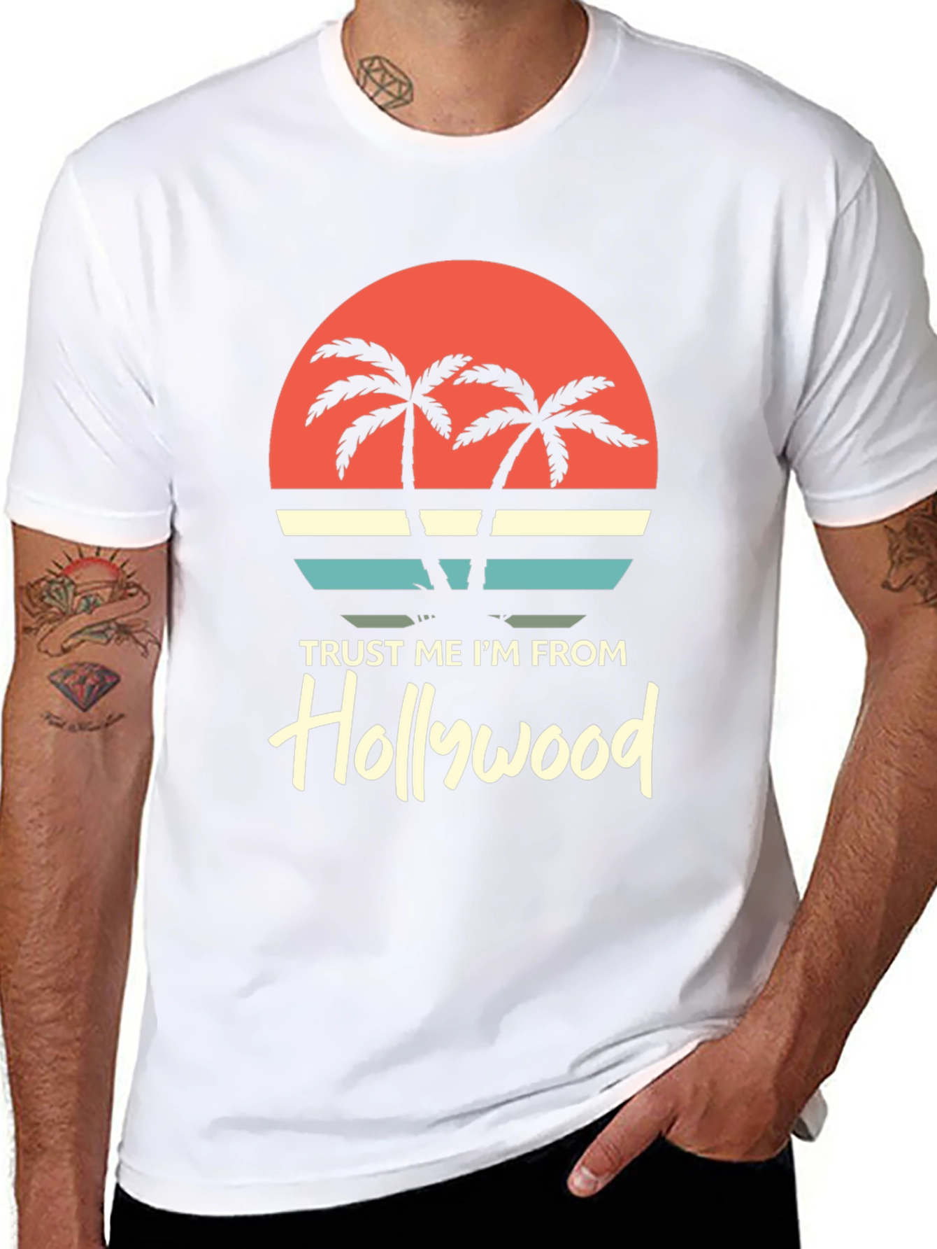 Trust Me Im From Hollywood Graphic Tee