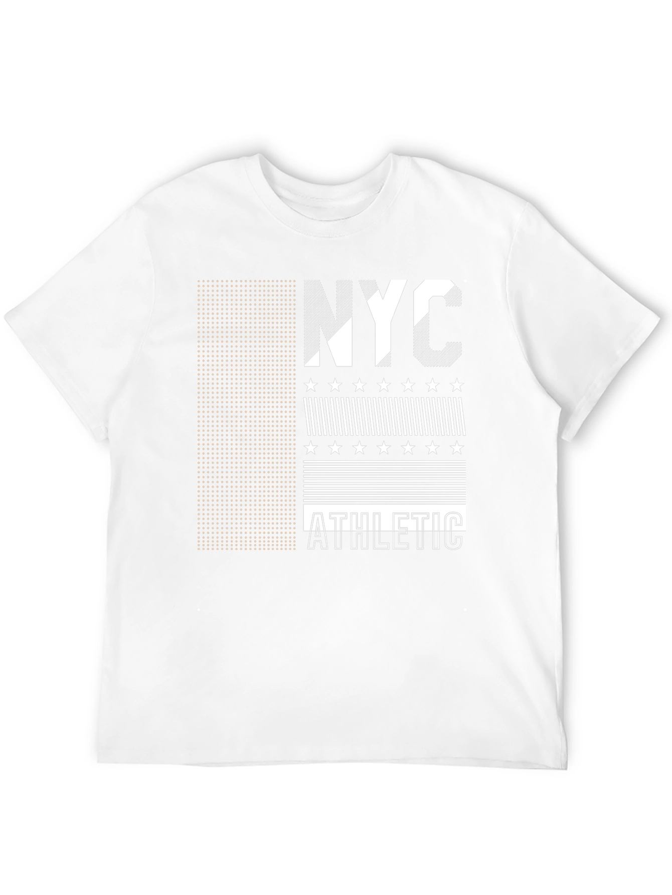 NYC Athletic Graphic Print Black T-Shirt