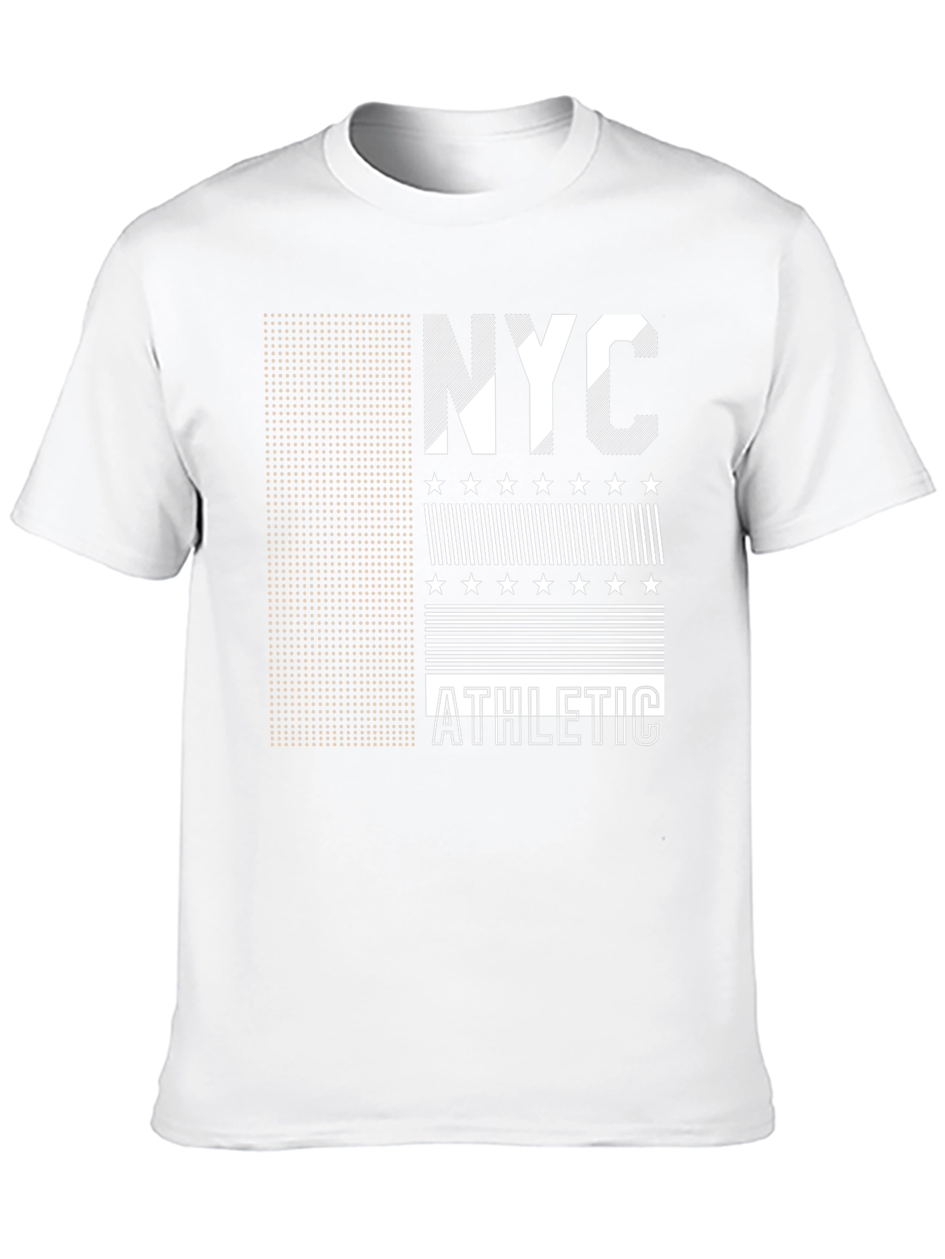 NYC Athletic Graphic Print Black T-Shirt