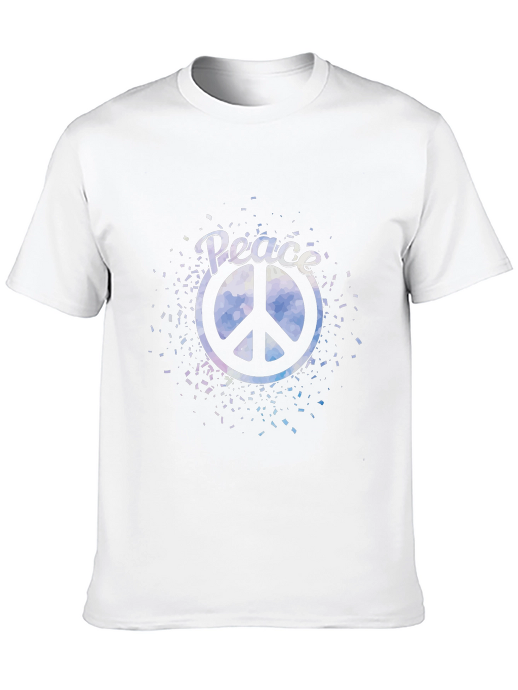 Peace Sign Graphic Black T-Shirt