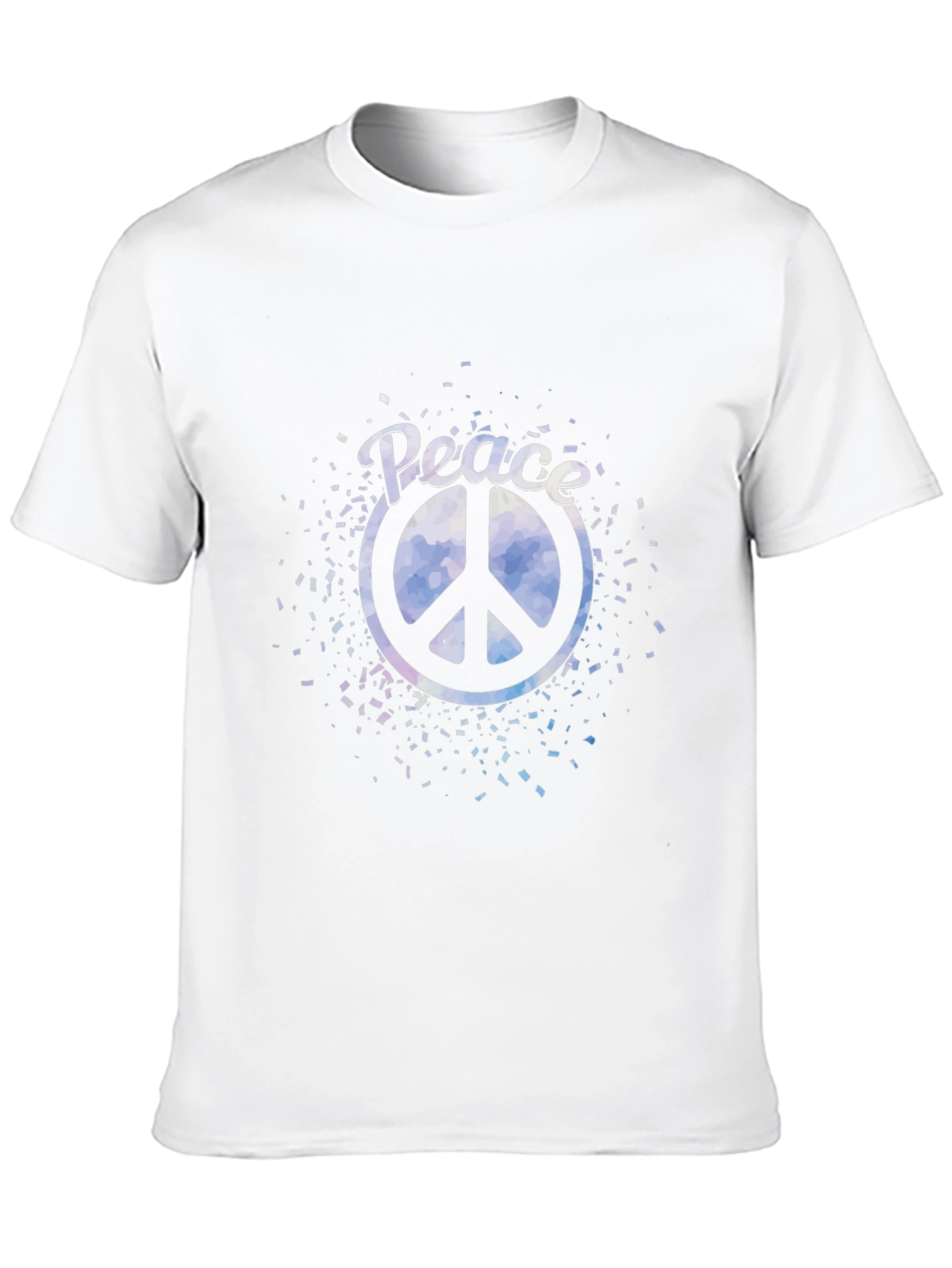 Peace Sign Graphic Black T-Shirt
