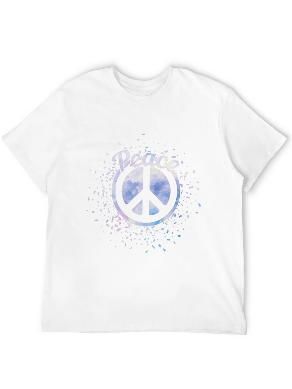 Peace Sign Graphic Black T-Shirt