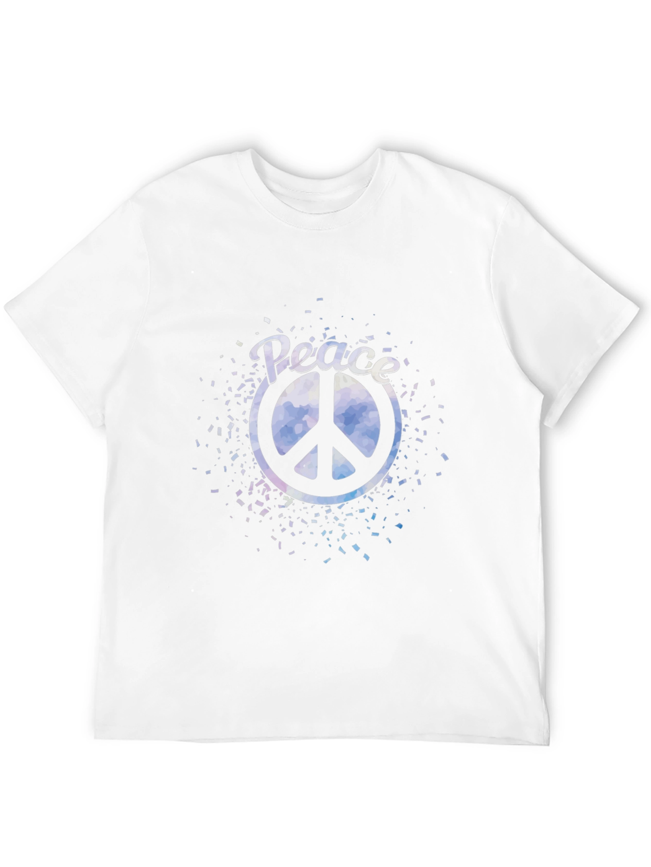 Peace Sign Graphic Black T-Shirt
