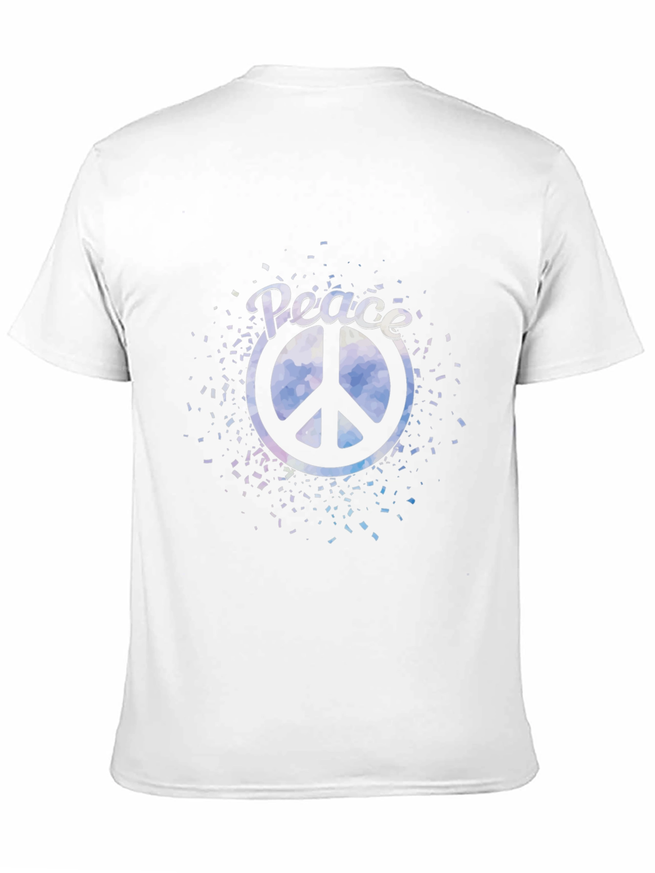 Peace Sign Graphic Black T-Shirt