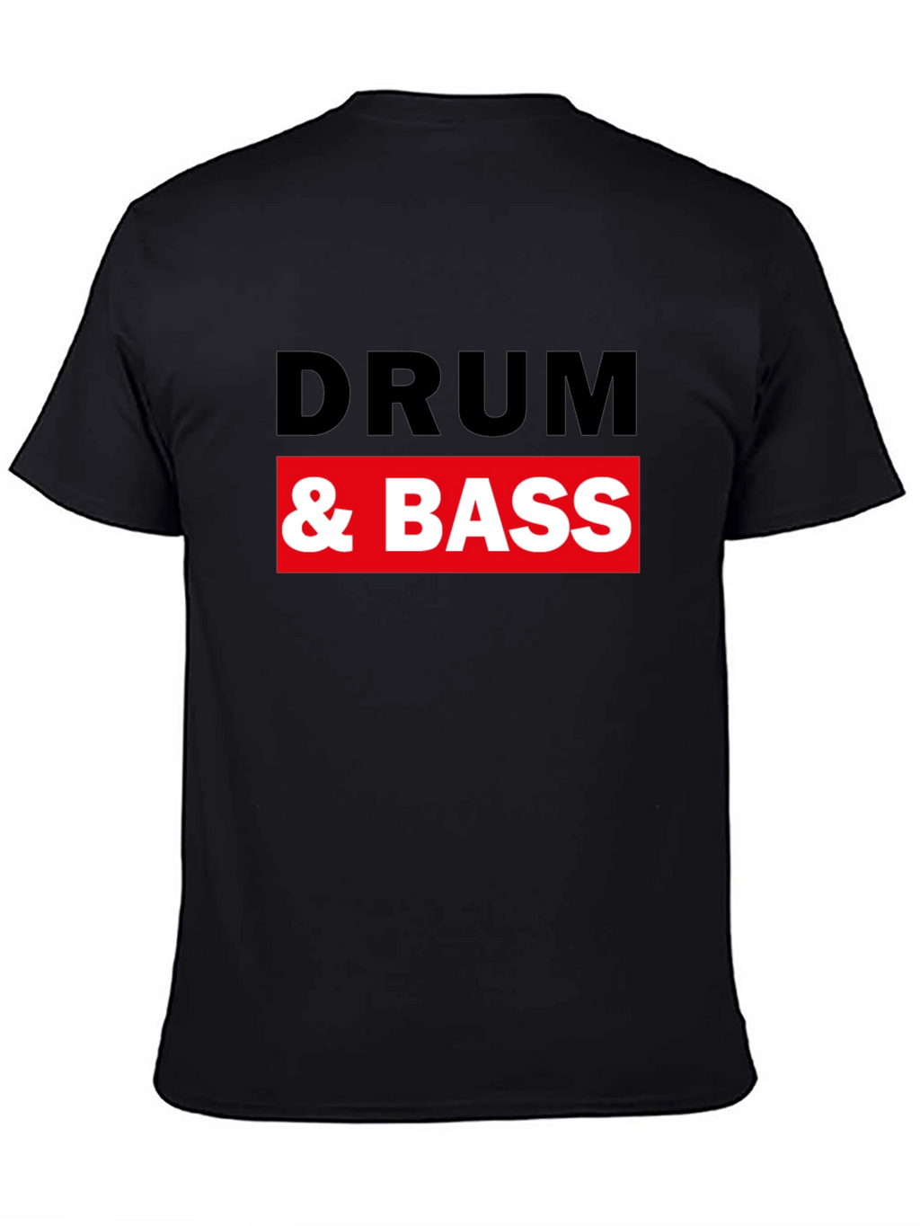 Drum & Bass Graphic Black T-Shirt