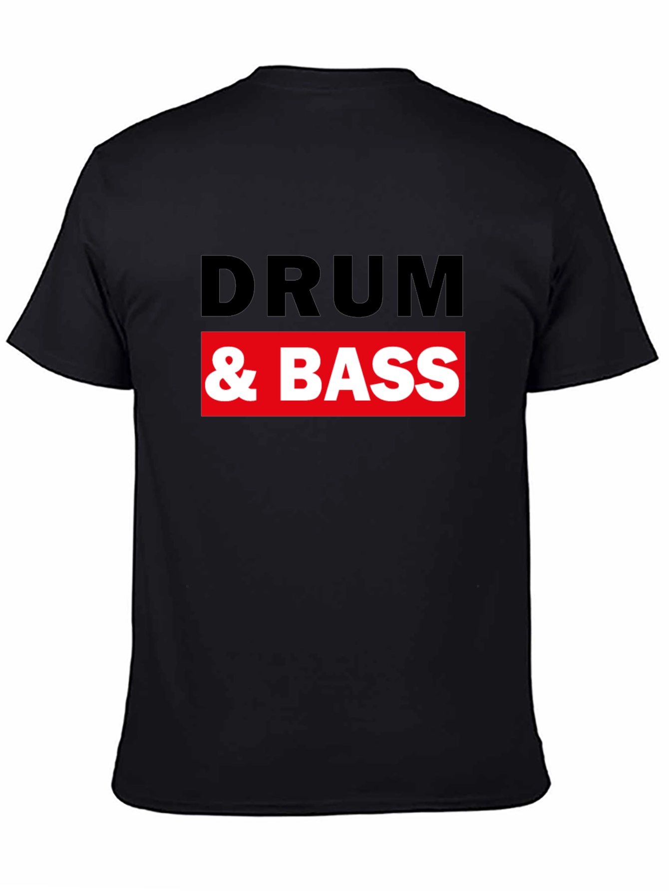 Drum & Bass Graphic Black T-Shirt
