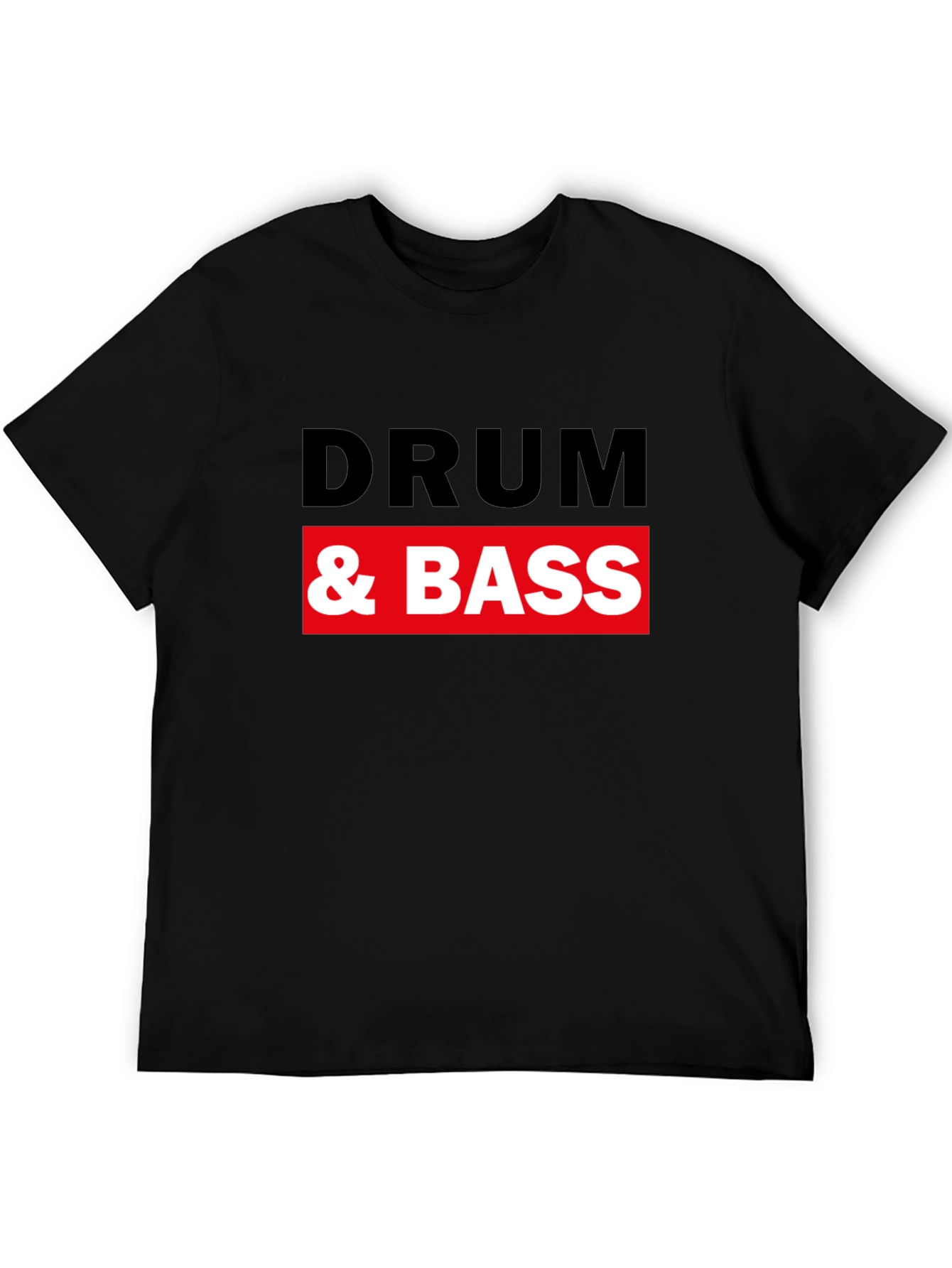 Drum & Bass Graphic Black T-Shirt