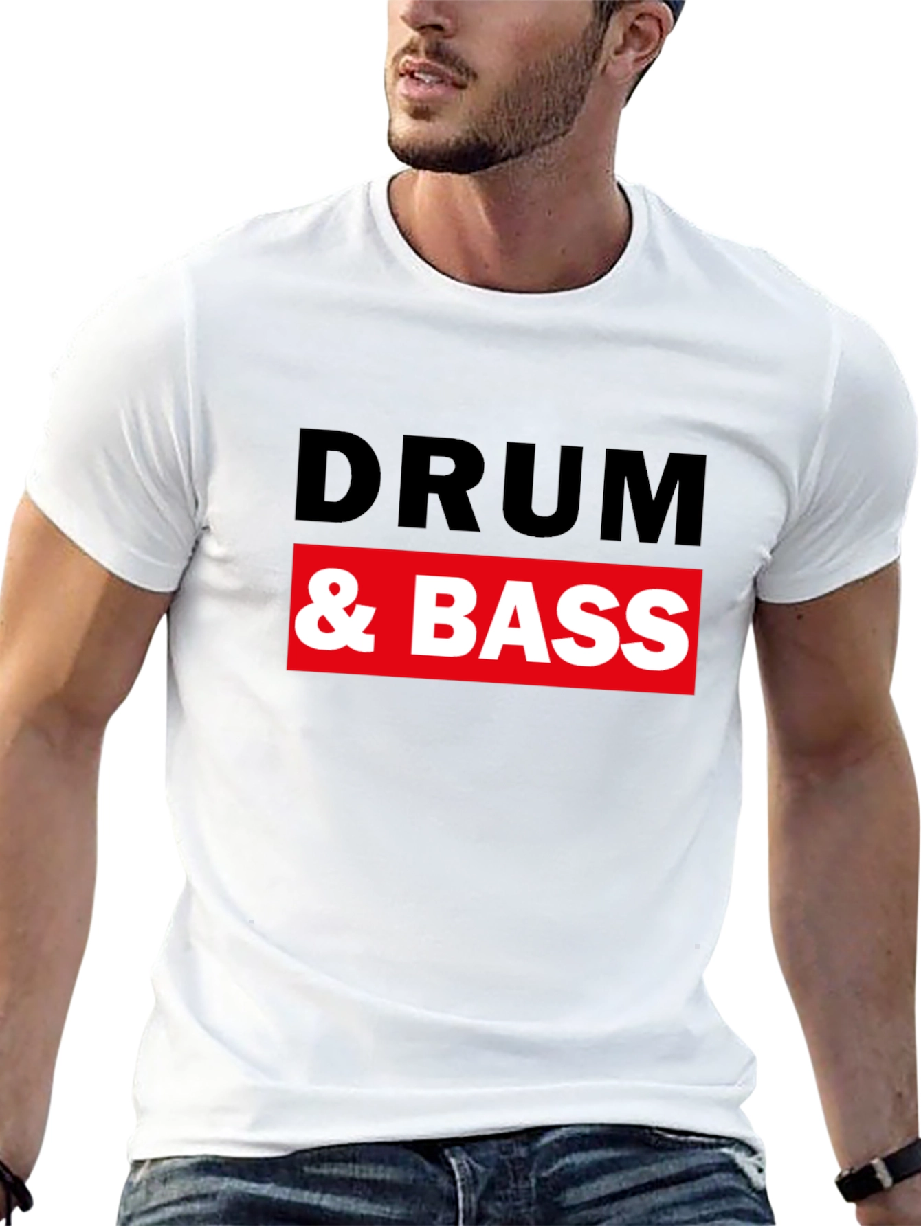 Drum & Bass Graphic Black T-Shirt