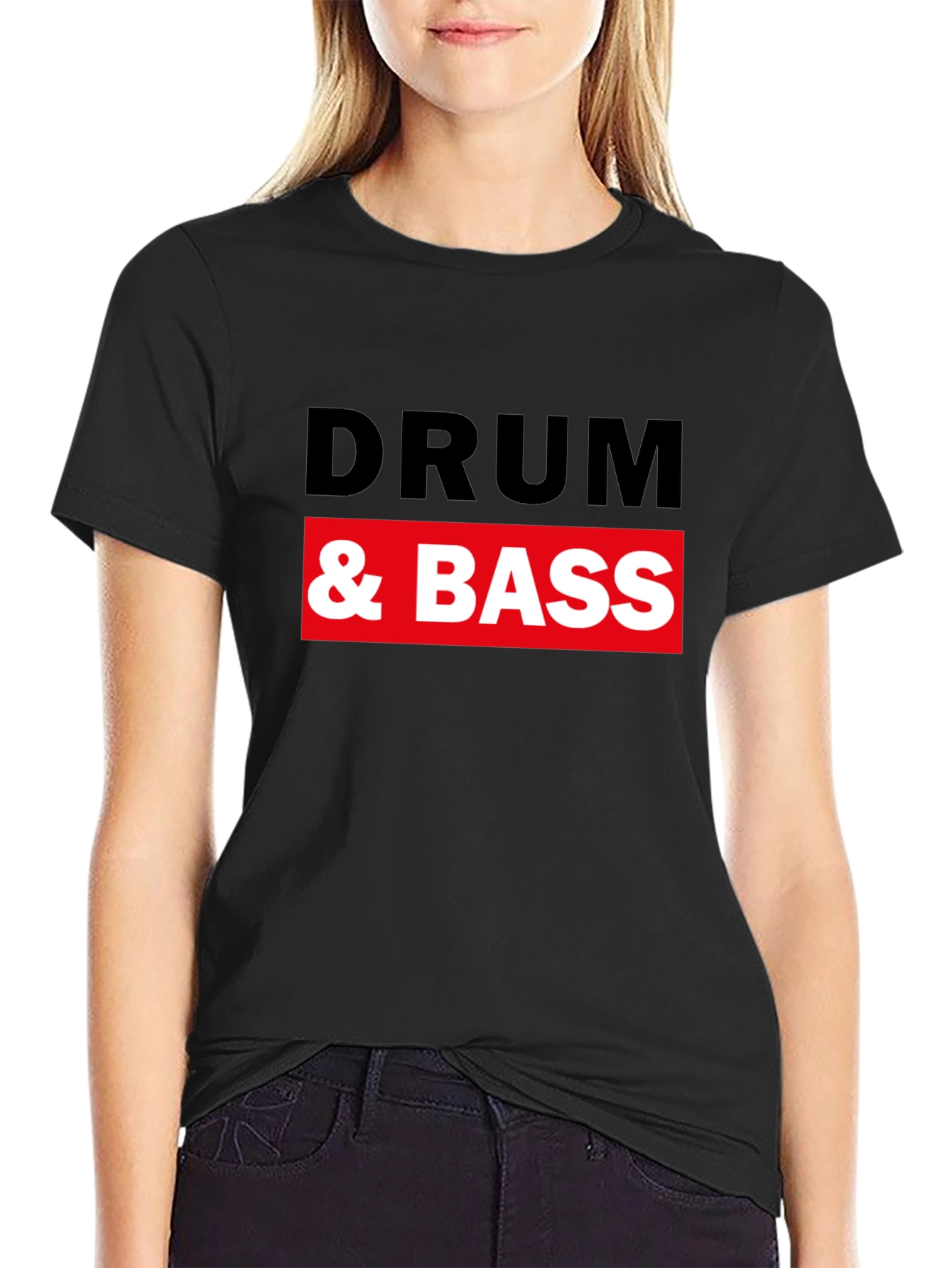Drum & Bass Graphic Black T-Shirt