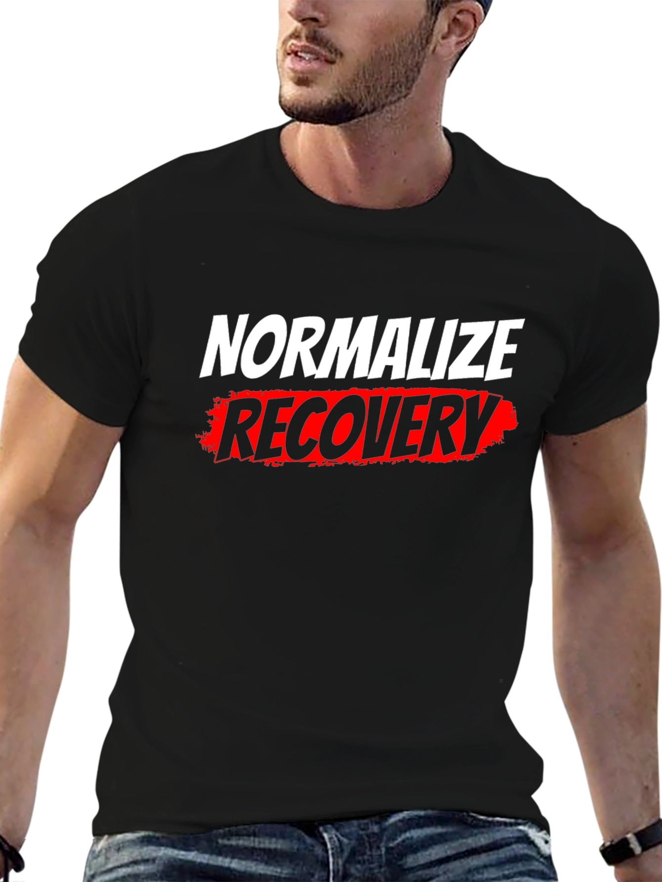 Normalize Recovery Graphic Tee - Black
