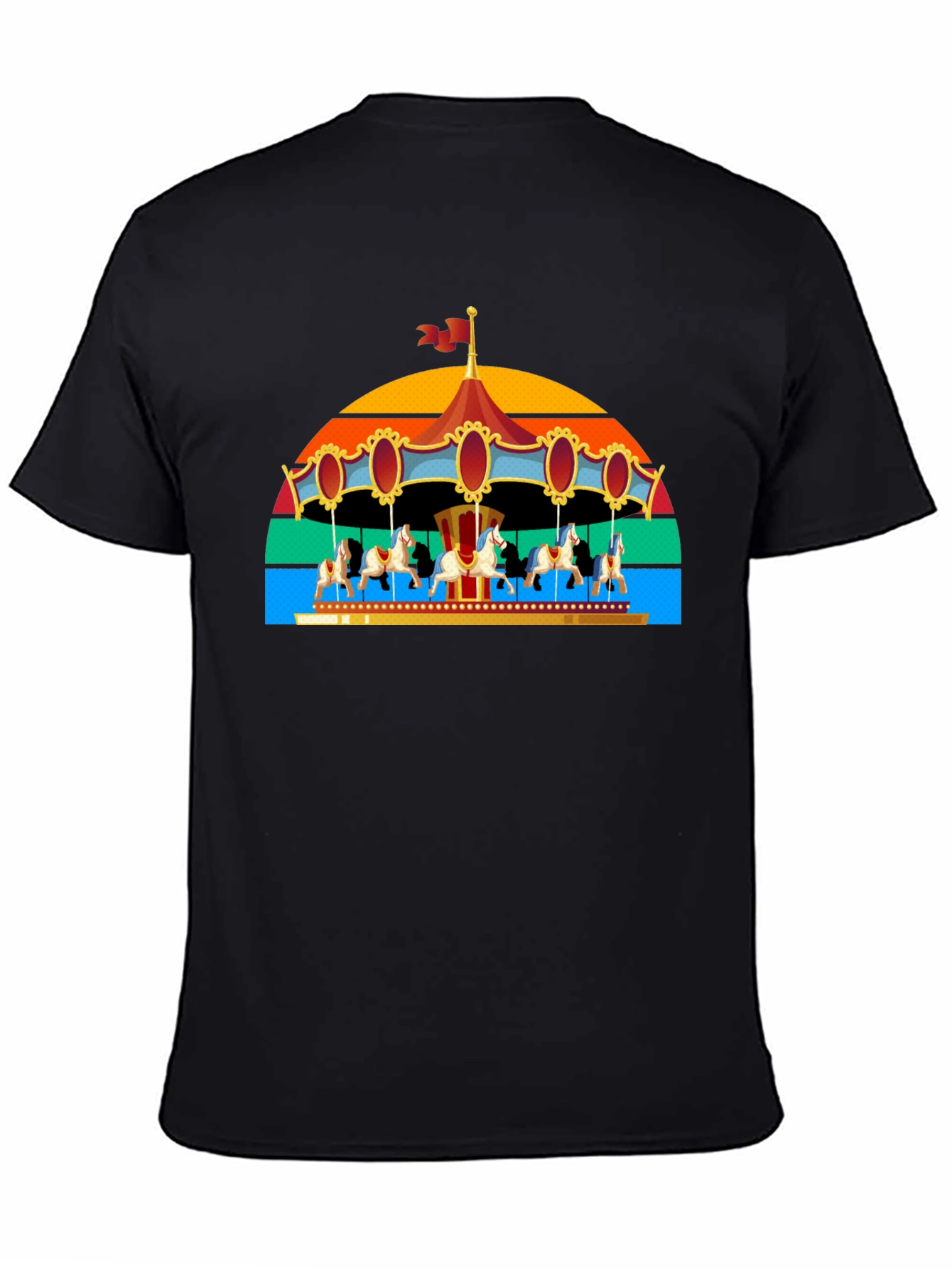 Retro Carousel Horse T-Shirt