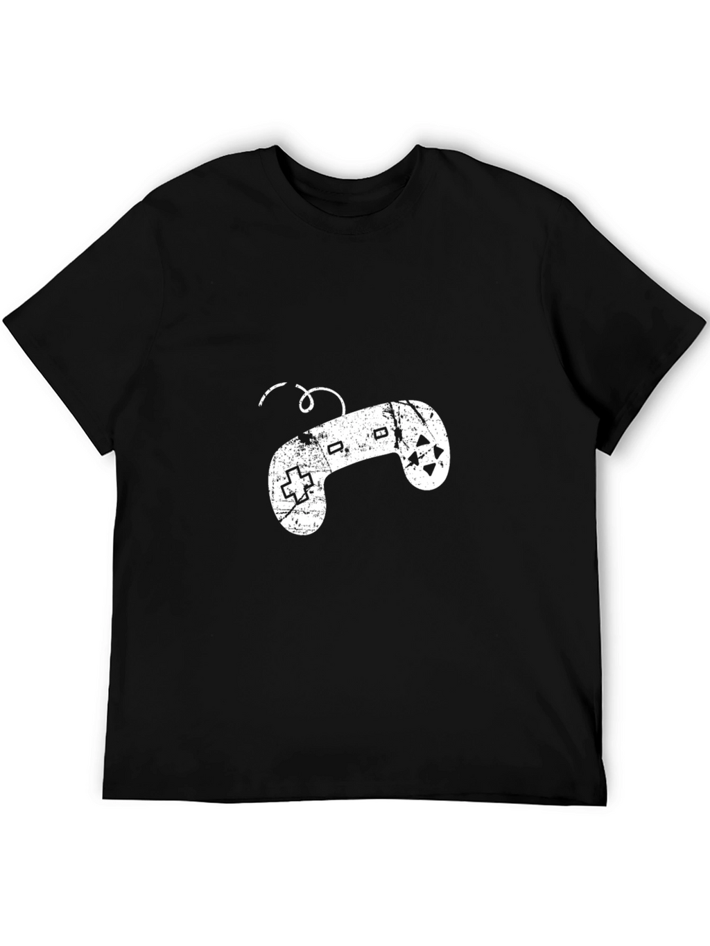 Gaming Controller Graphic T-Shirt - Black Cotton Tee