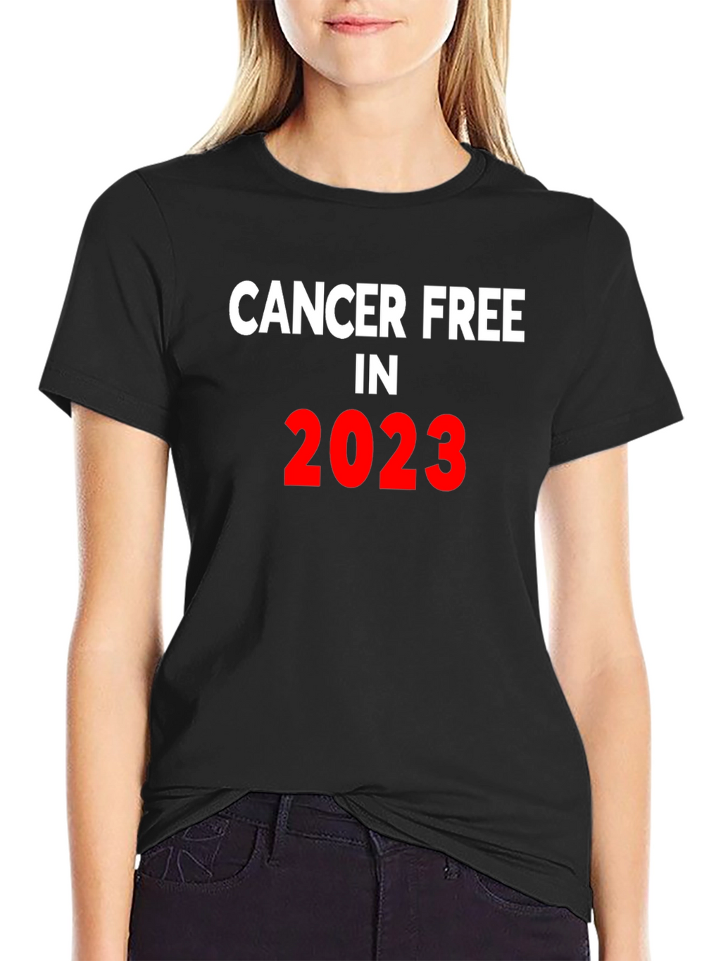 Cancer Free in 2023 Black T-Shirt