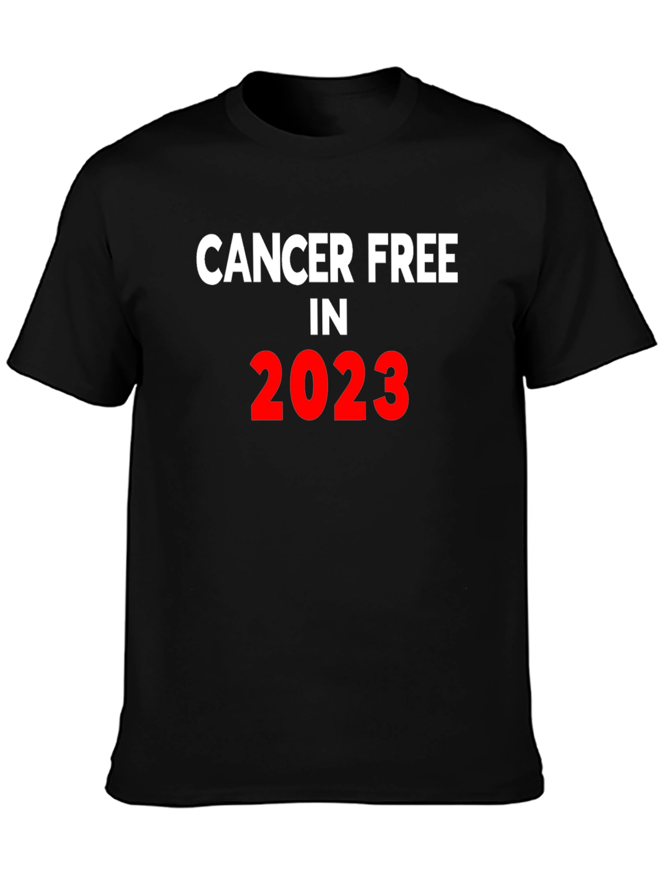 Cancer Free in 2023 Black T-Shirt