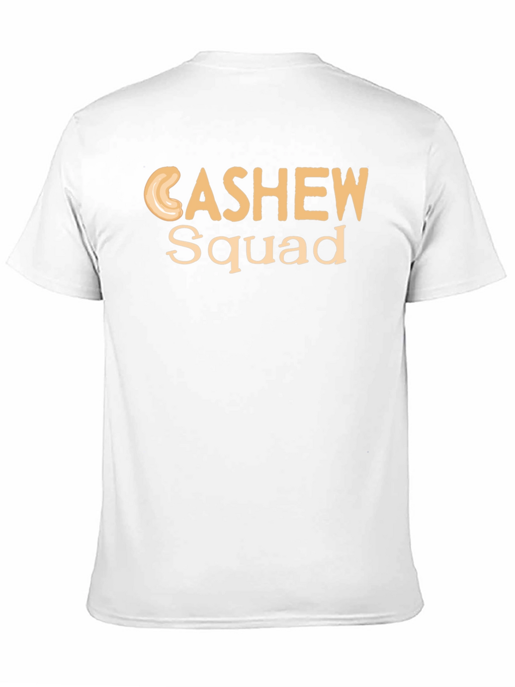 Cashew Squad Graphic Tee - Black Cotton T-Shirt
