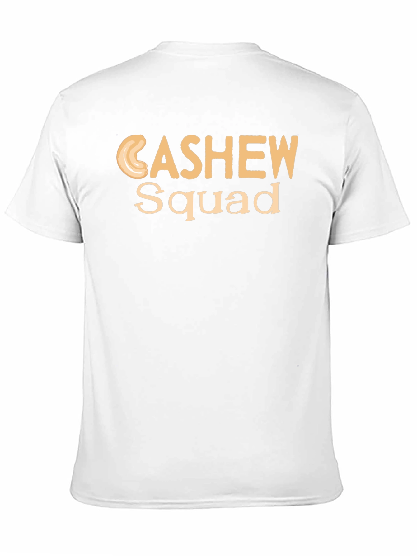 Cashew Squad Graphic Tee - Black Cotton T-Shirt