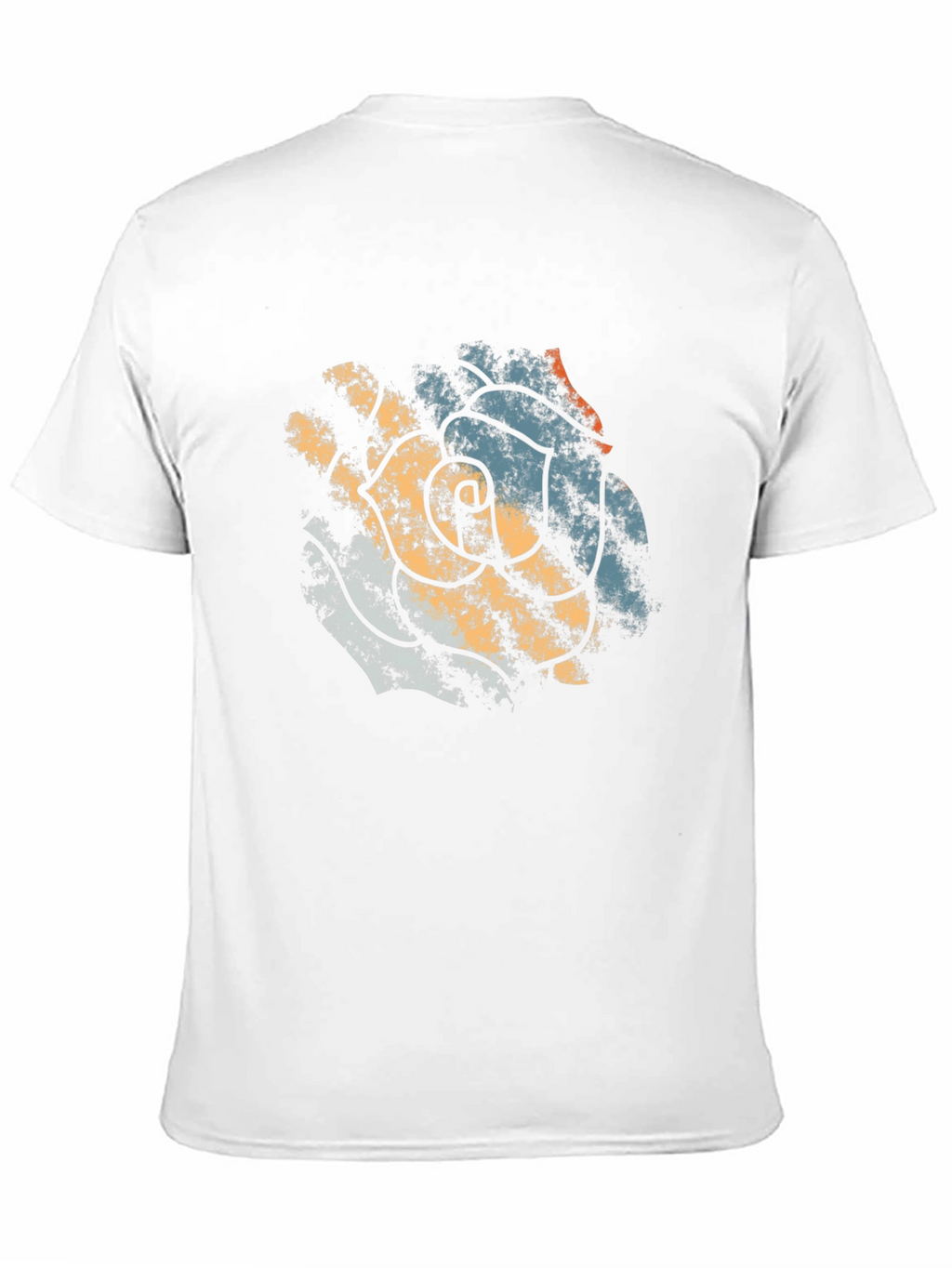 Abstract Floral Graphic Tee - Modern Mens T-Shirt