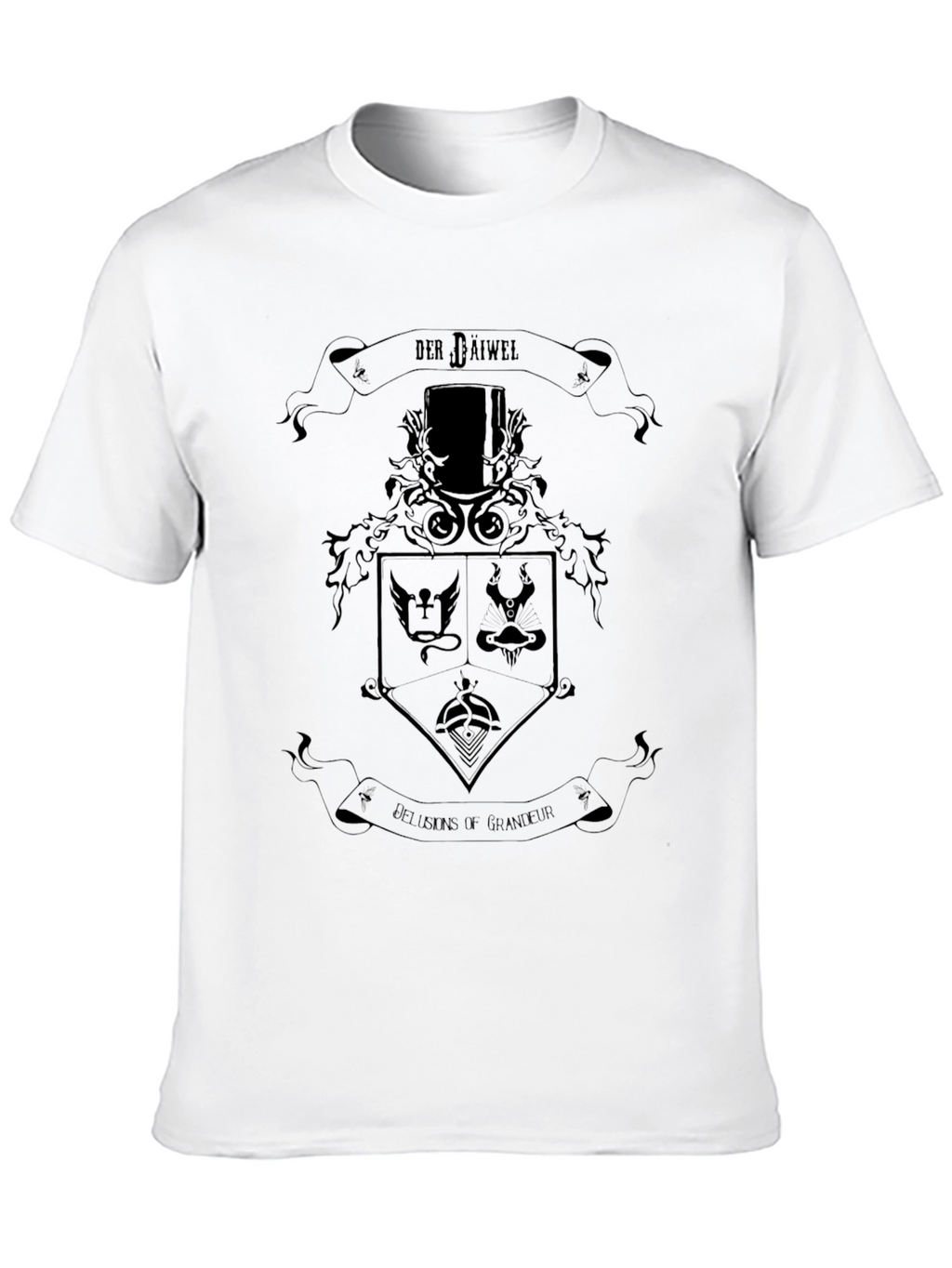 Dark Crest Graphic Tee - Der Baiwel Design