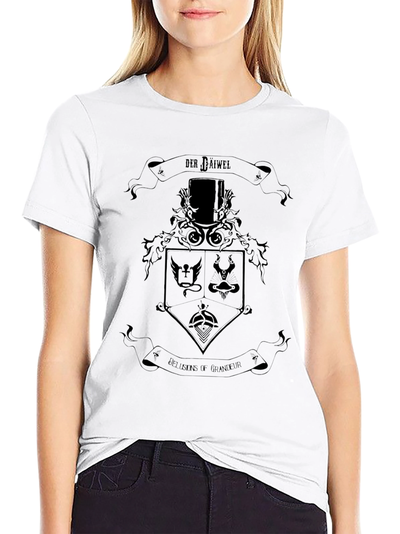 Dark Crest Graphic Tee - Der Baiwel Design