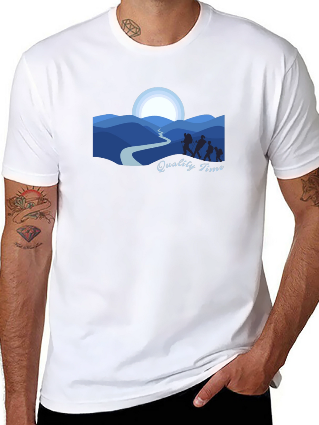 Quality Time Hiking Graphic T-Shirt