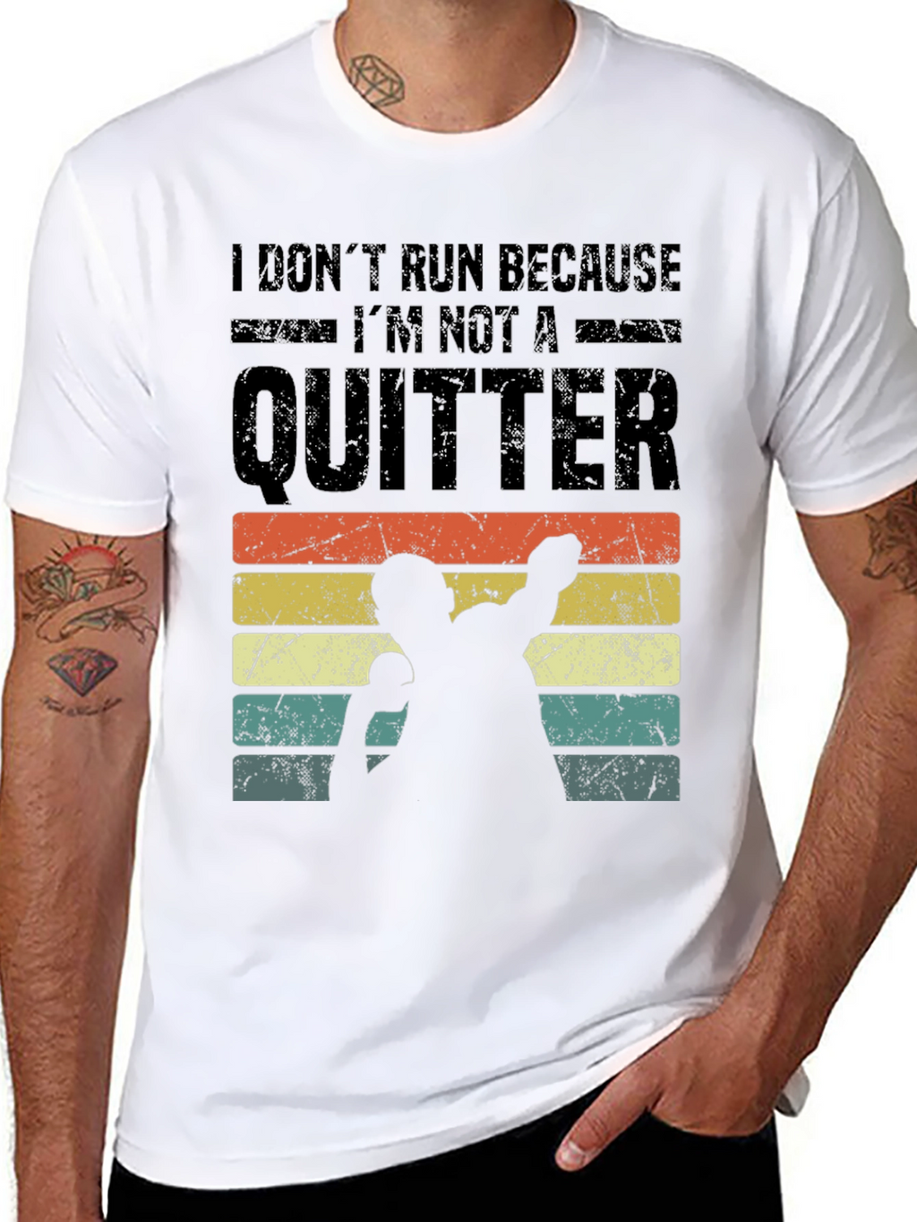 I Dont Run Because Im Not a Quitter T-Shirt