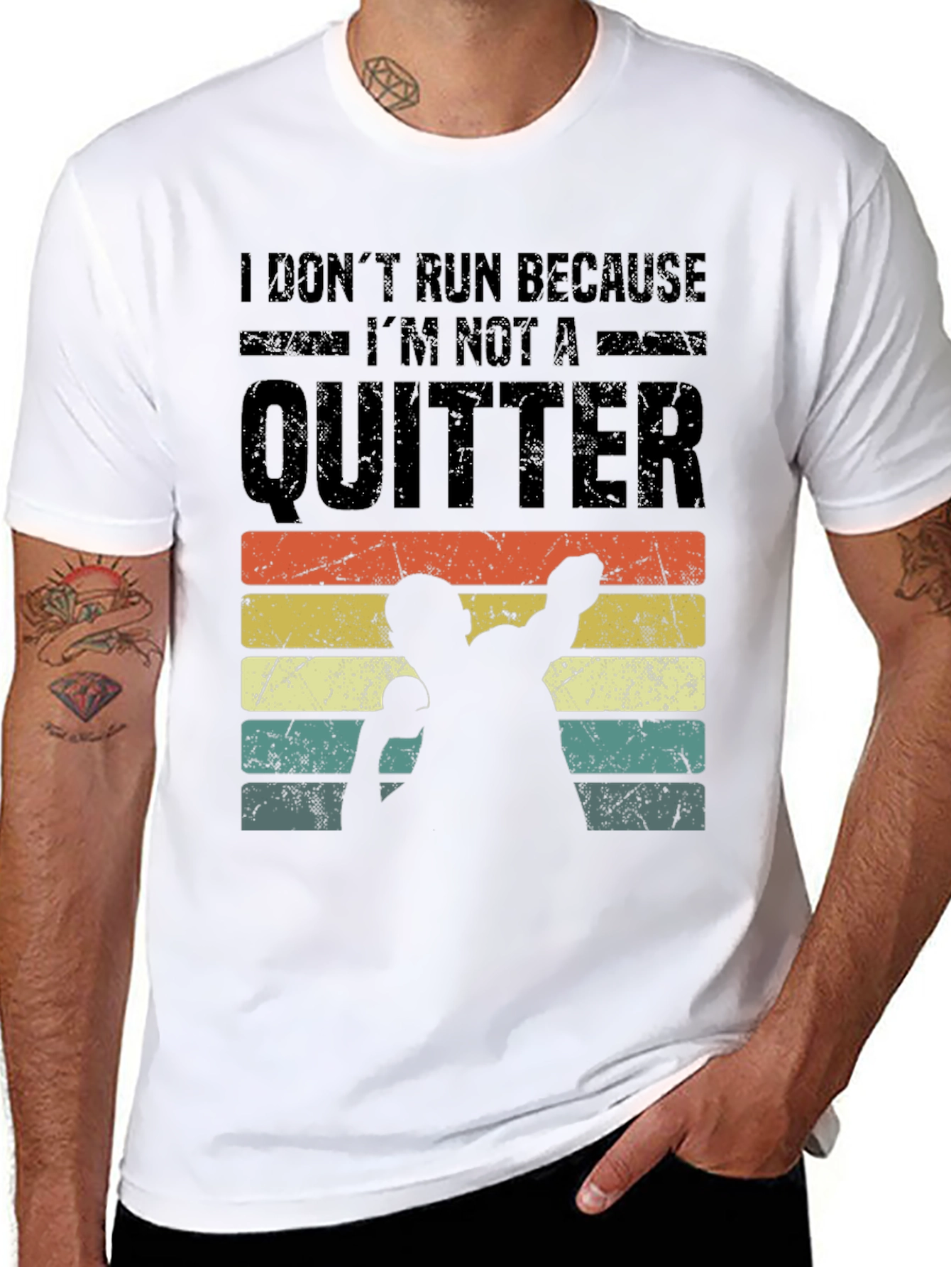 I Dont Run Because Im Not a Quitter T-Shirt