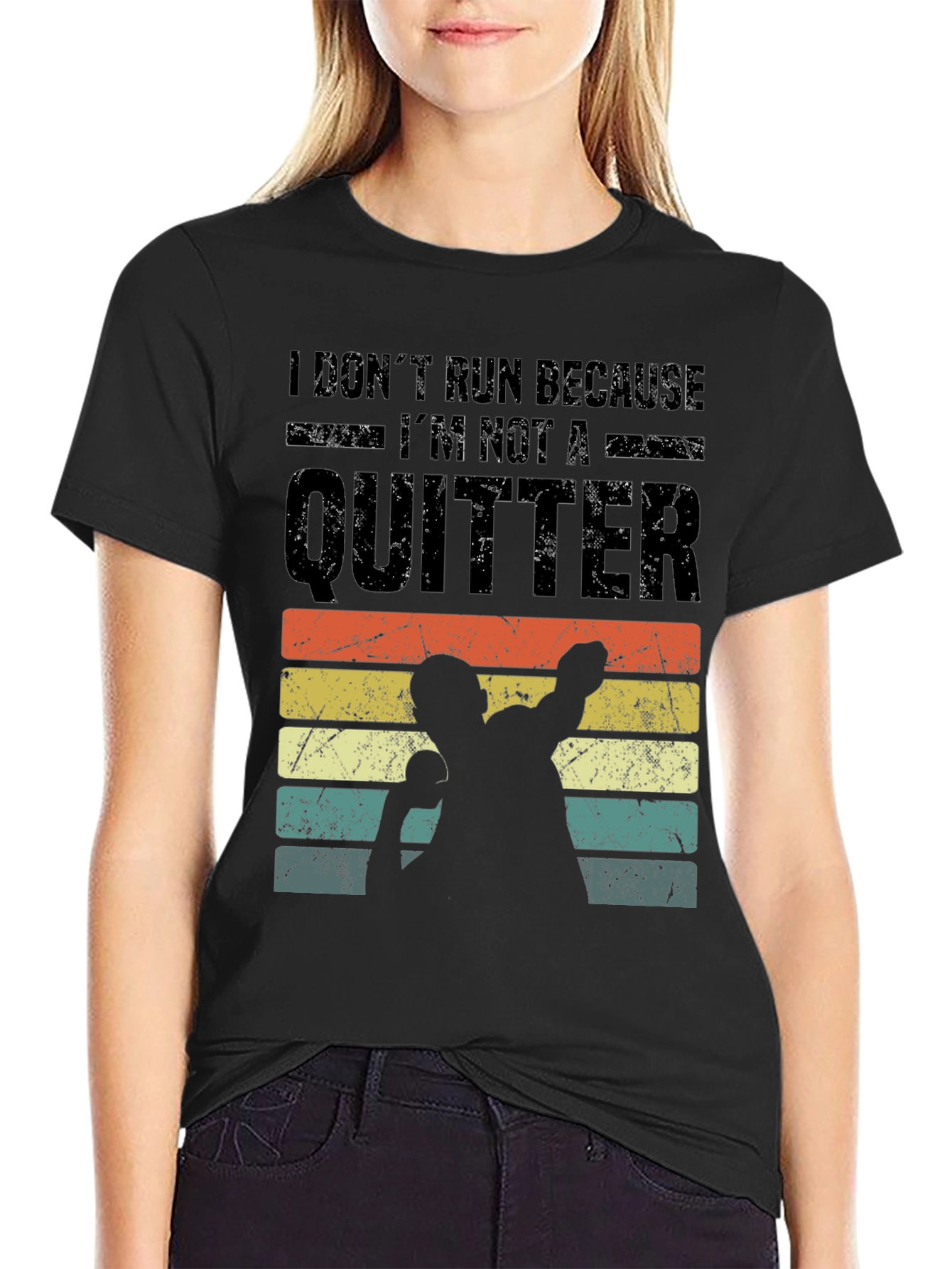 I Dont Run Because Im Not a Quitter T-Shirt
