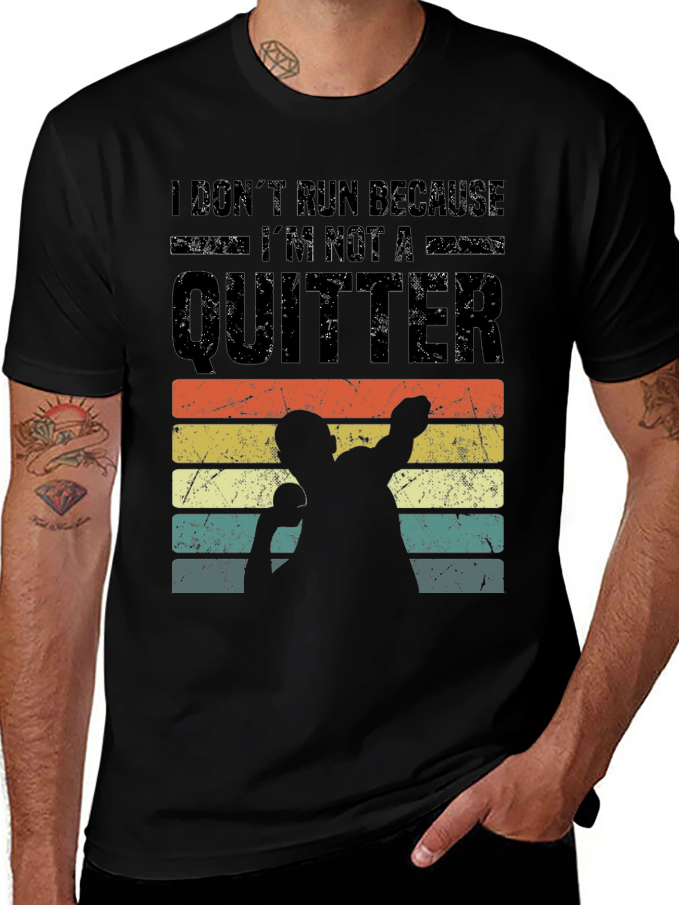 I Dont Run Because Im Not a Quitter T-Shirt