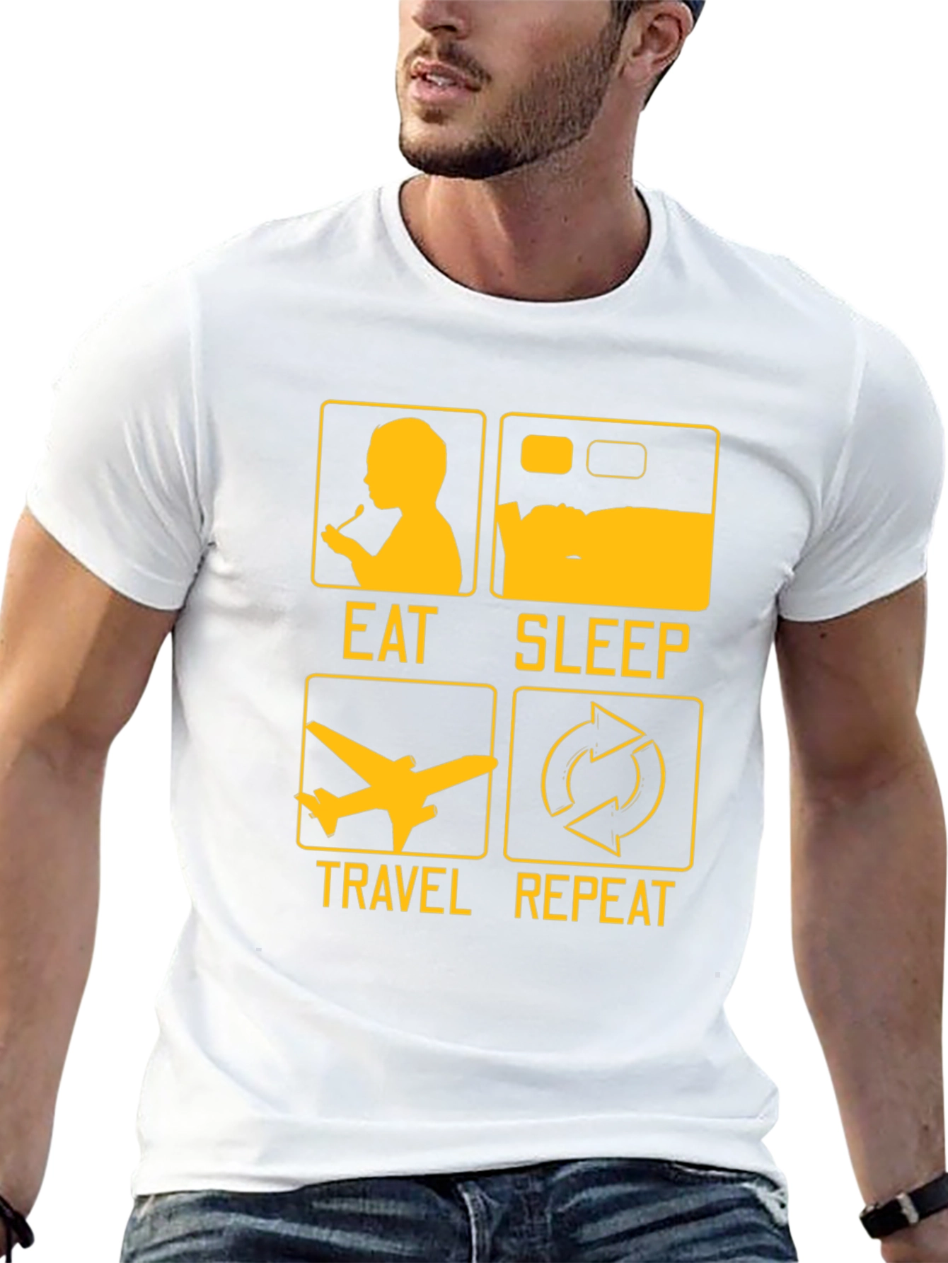 Eat Sleep Travel Repeat T-Shirt