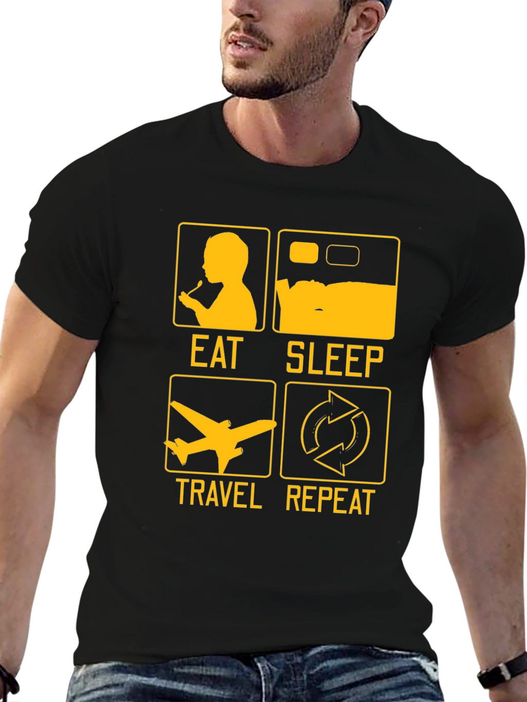 Eat Sleep Travel Repeat T-Shirt
