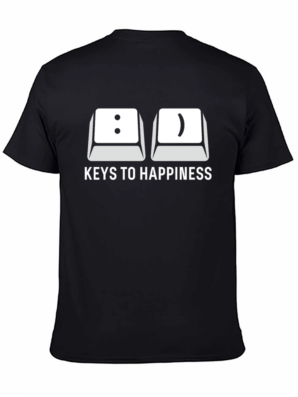 Keys to Happiness T-Shirt - Programmer Humor