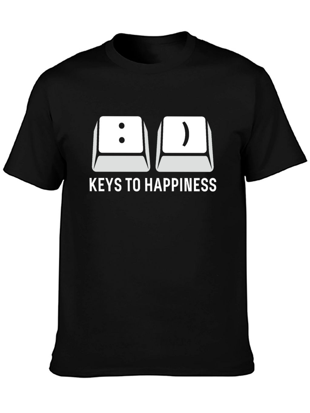 Keys to Happiness T-Shirt - Programmer Humor