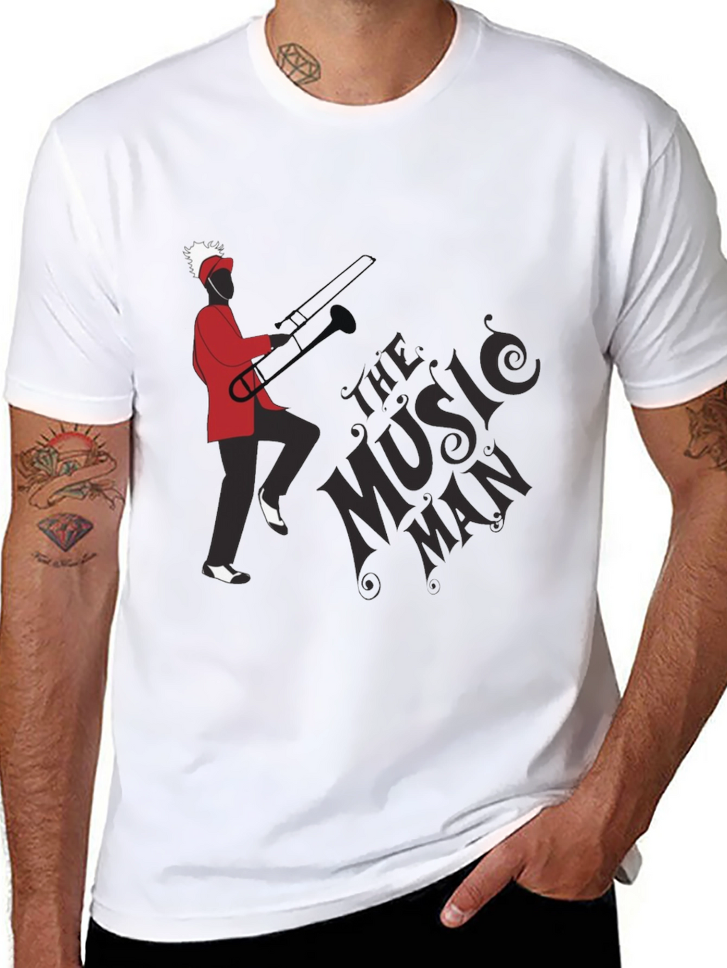 Music Man Graphic Tee - Black