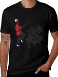 Music Man Graphic Tee - Black