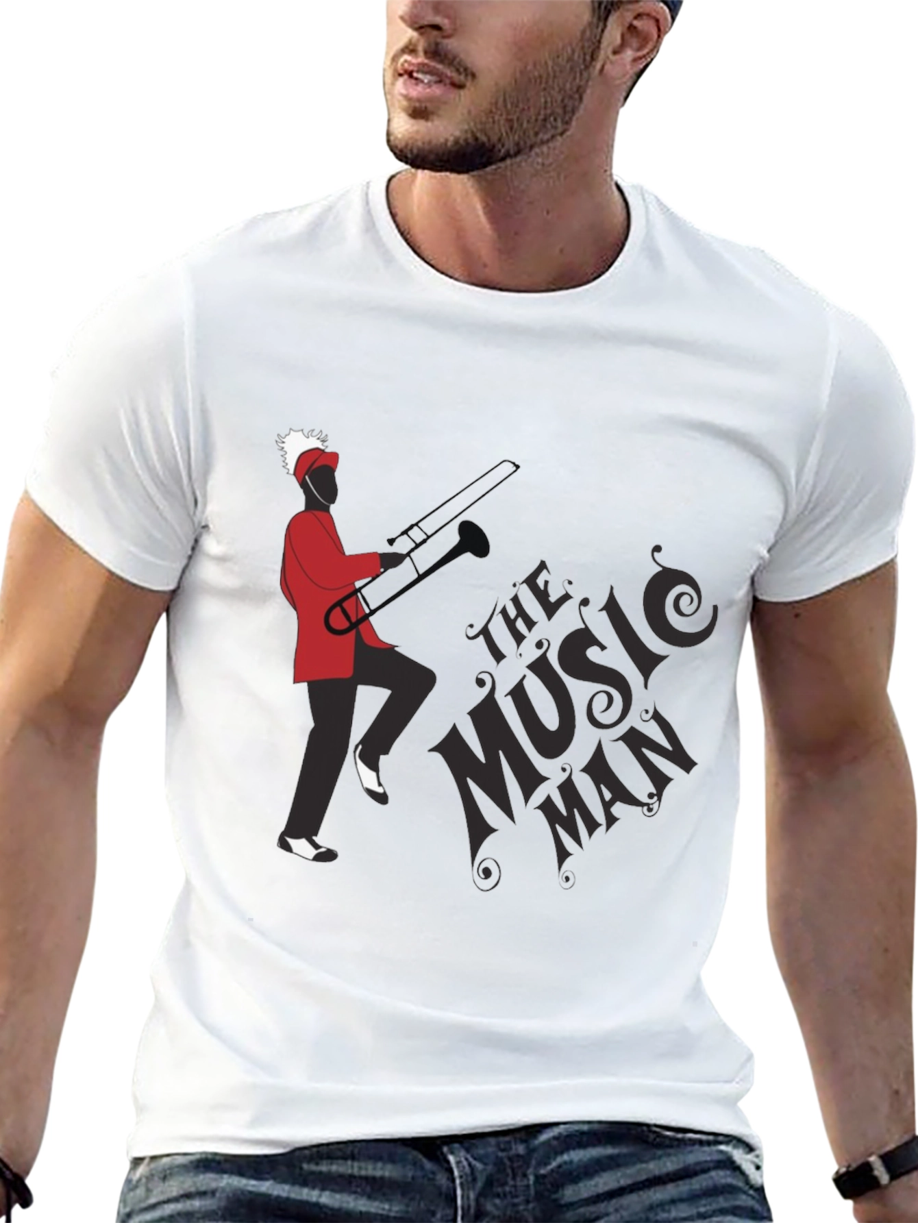 Music Man Graphic Tee - Black